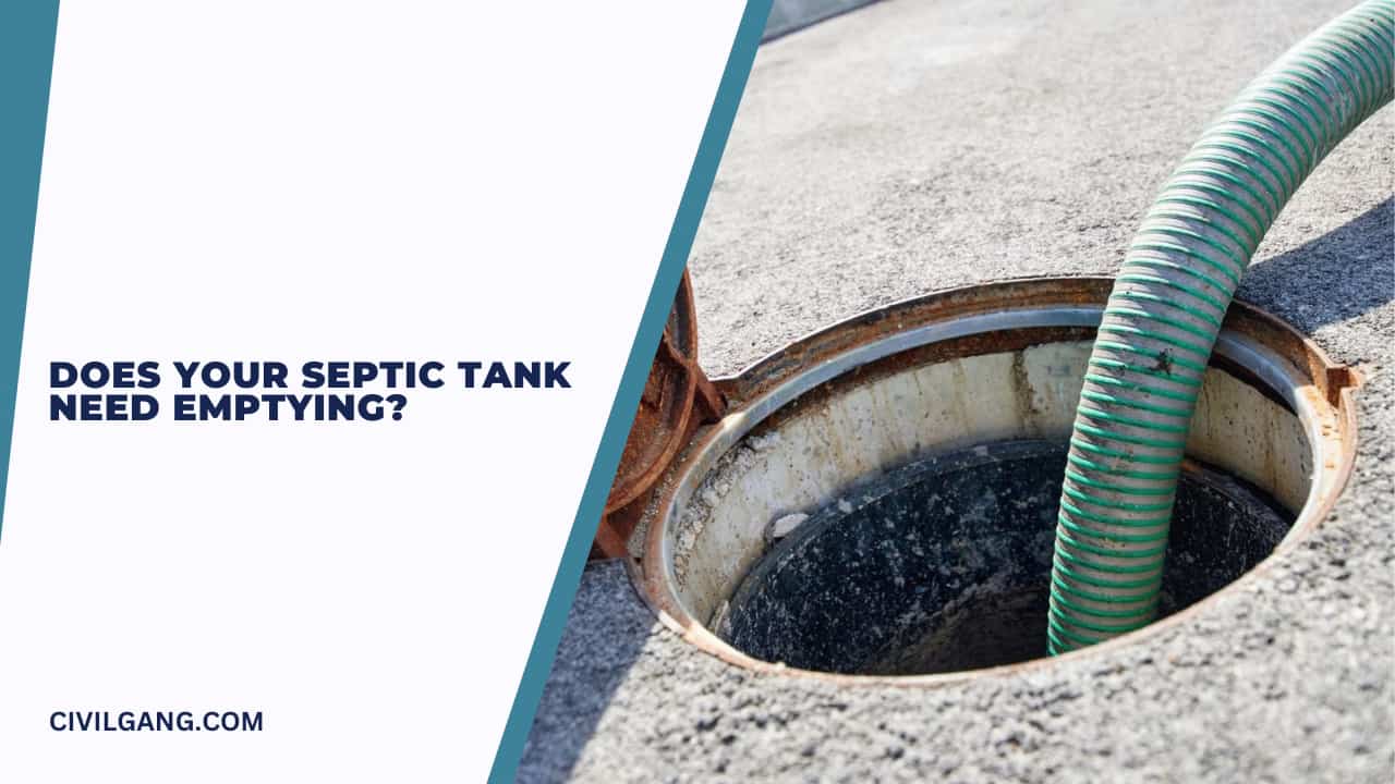 Does Your Septic Tank Need Emptying