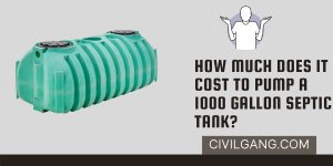 How Much Does It Cost to Pump a 1000 Gallon Septic Tank