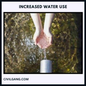 Increased Water Use