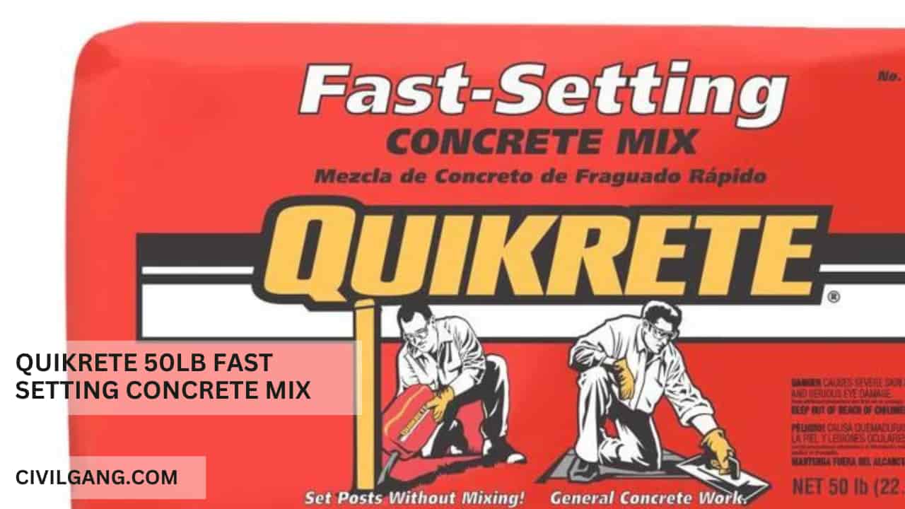 Quikrete 50lb Fast Setting Concrete Mix