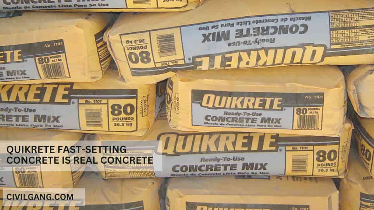 Quikrete Fast-Setting Concrete Is Real Concrete