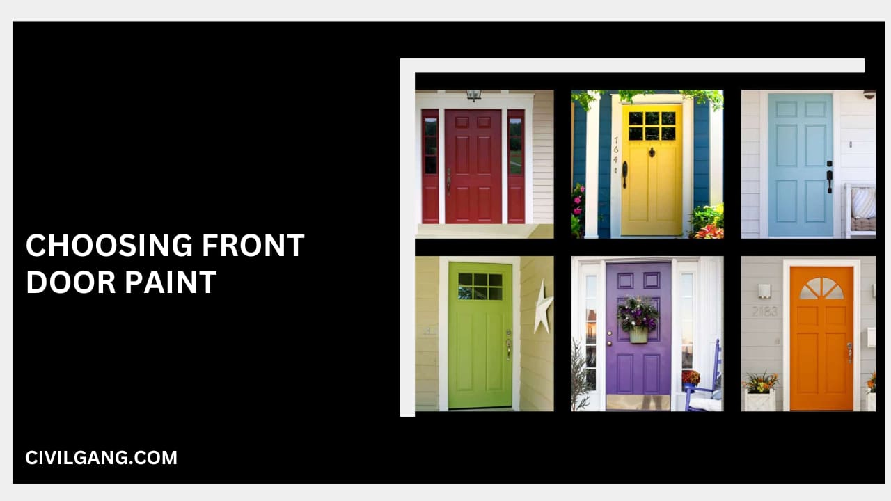 Choosing Front Door Paint
