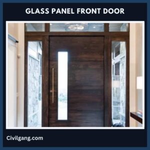 13. Glass Panel Front Door