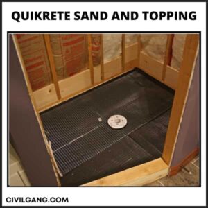 Quikrete Sand and Topping