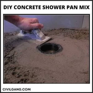 Diy Concrete Shower Pan Mix