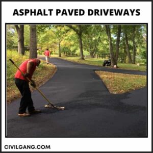 Asphalt Paved Driveways