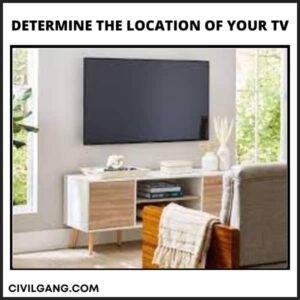 Determine the Location of Your TV