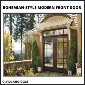 Bohemian-Style Modern Front Door