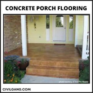 Concrete Porch Flooring