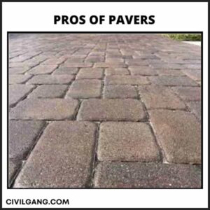 Pros of pavers