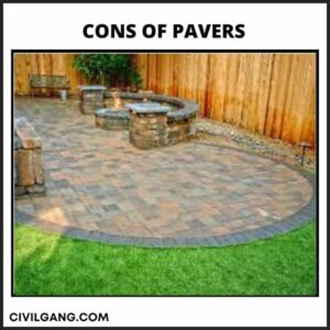 Cons of pavers