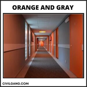Orange and Gray