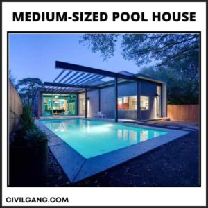 Medium-Sized Pool House