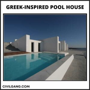 Greek-Inspired Pool House
