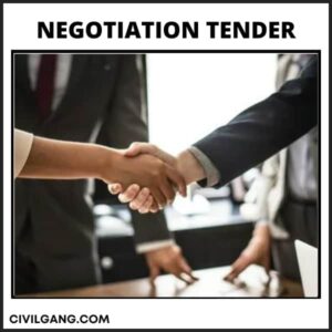 Negotiation Tender