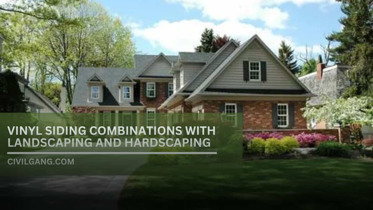 Vinyl Siding Combinations with Landscaping and Hardscaping