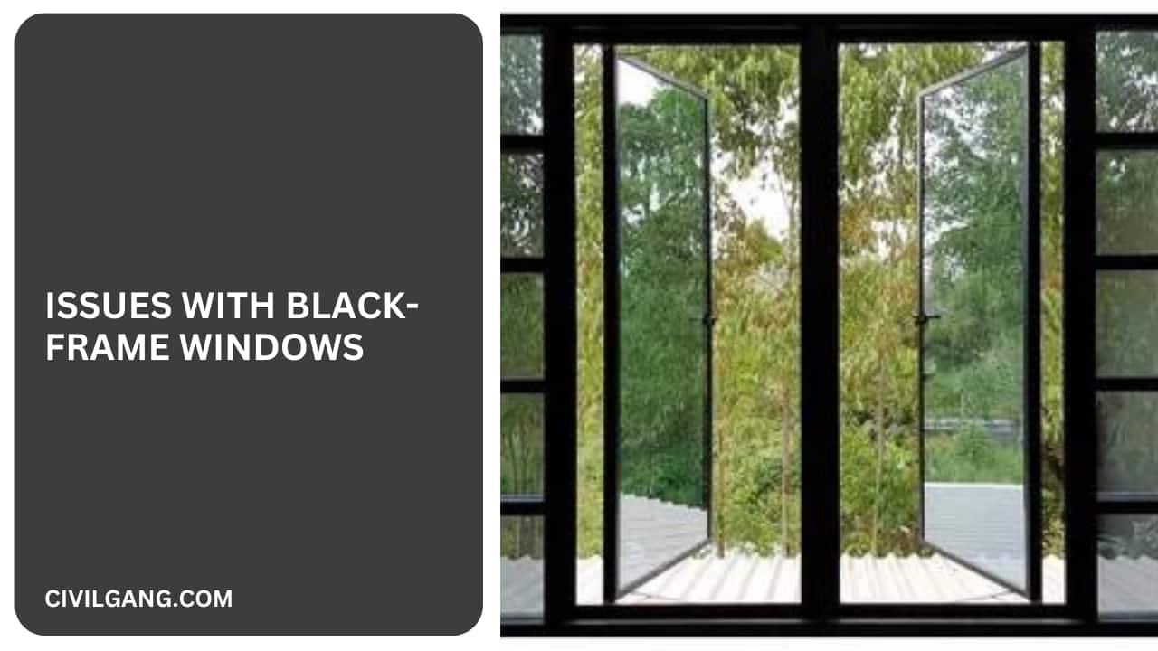 Issues with Black-Frame Windows
