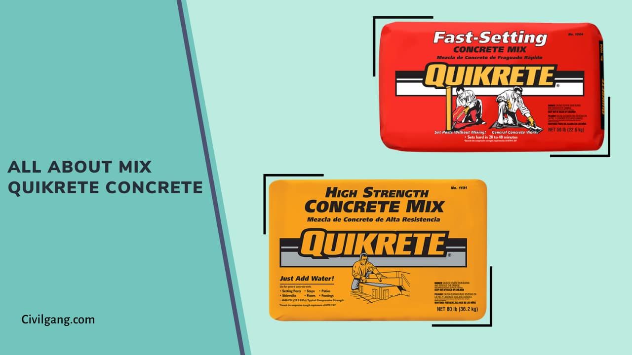 All About Mix Quikrete Concrete 