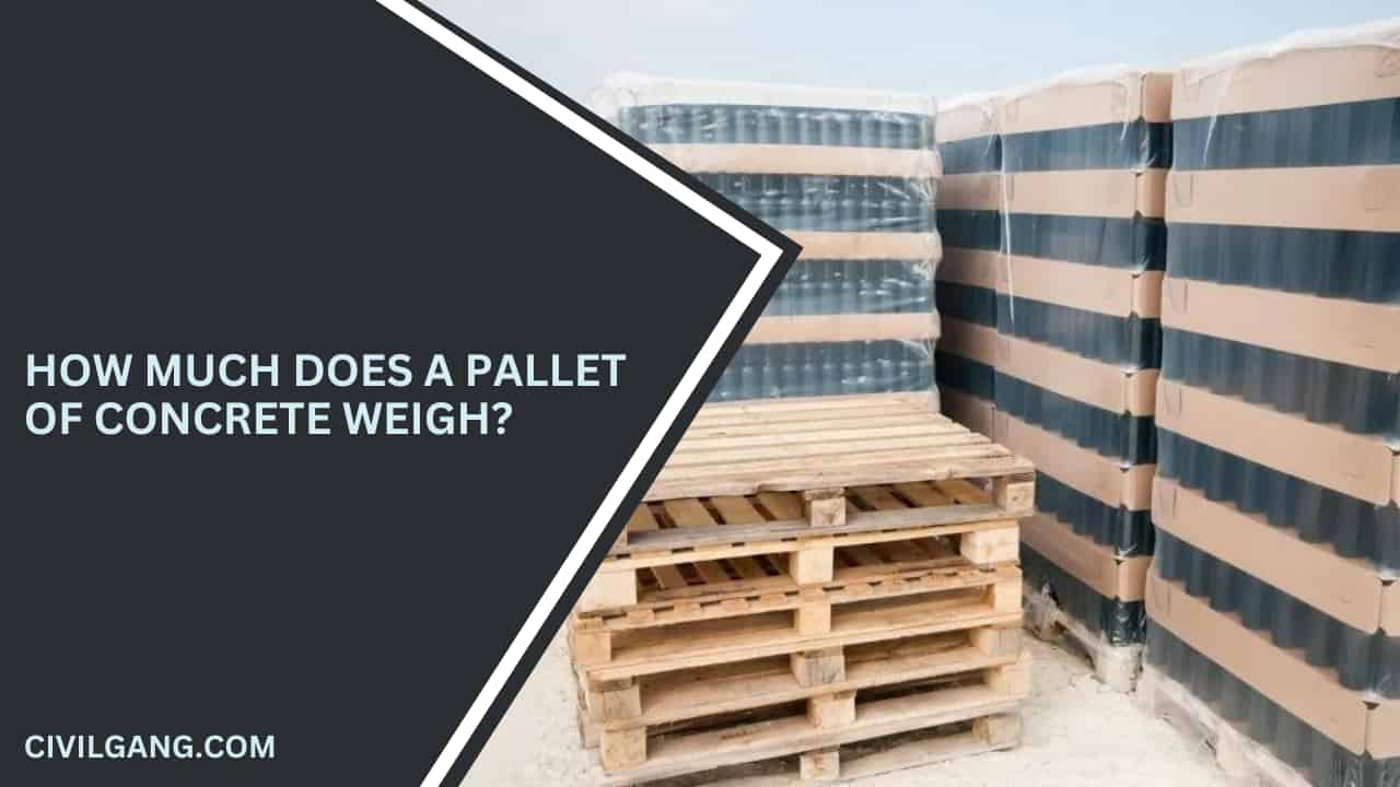 How Much Does a Pallet of Concrete Weigh?