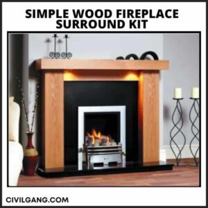 Simple Wood Fireplace Surround Kit