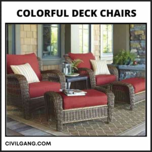 Colorful Deck Chairs