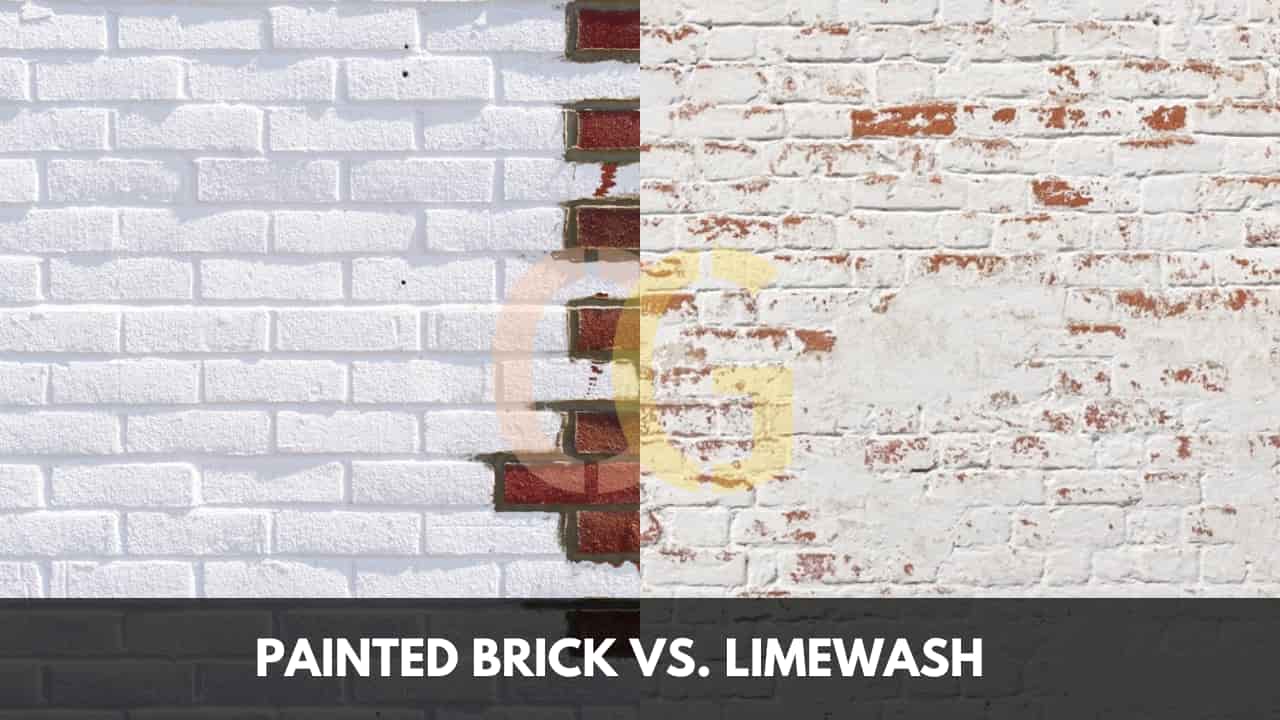 Painted Brick Vs. Limewash