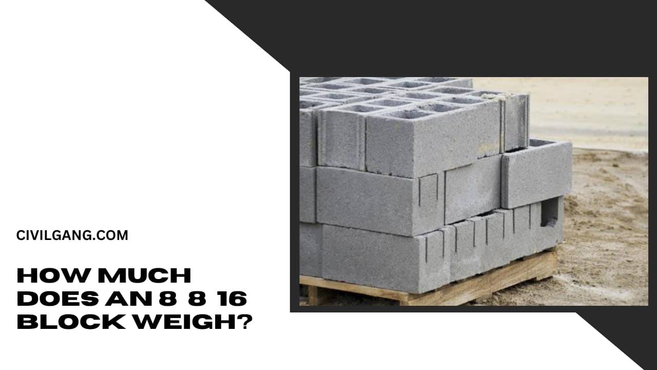 How Much Does an 8×8×16 Block Weigh?