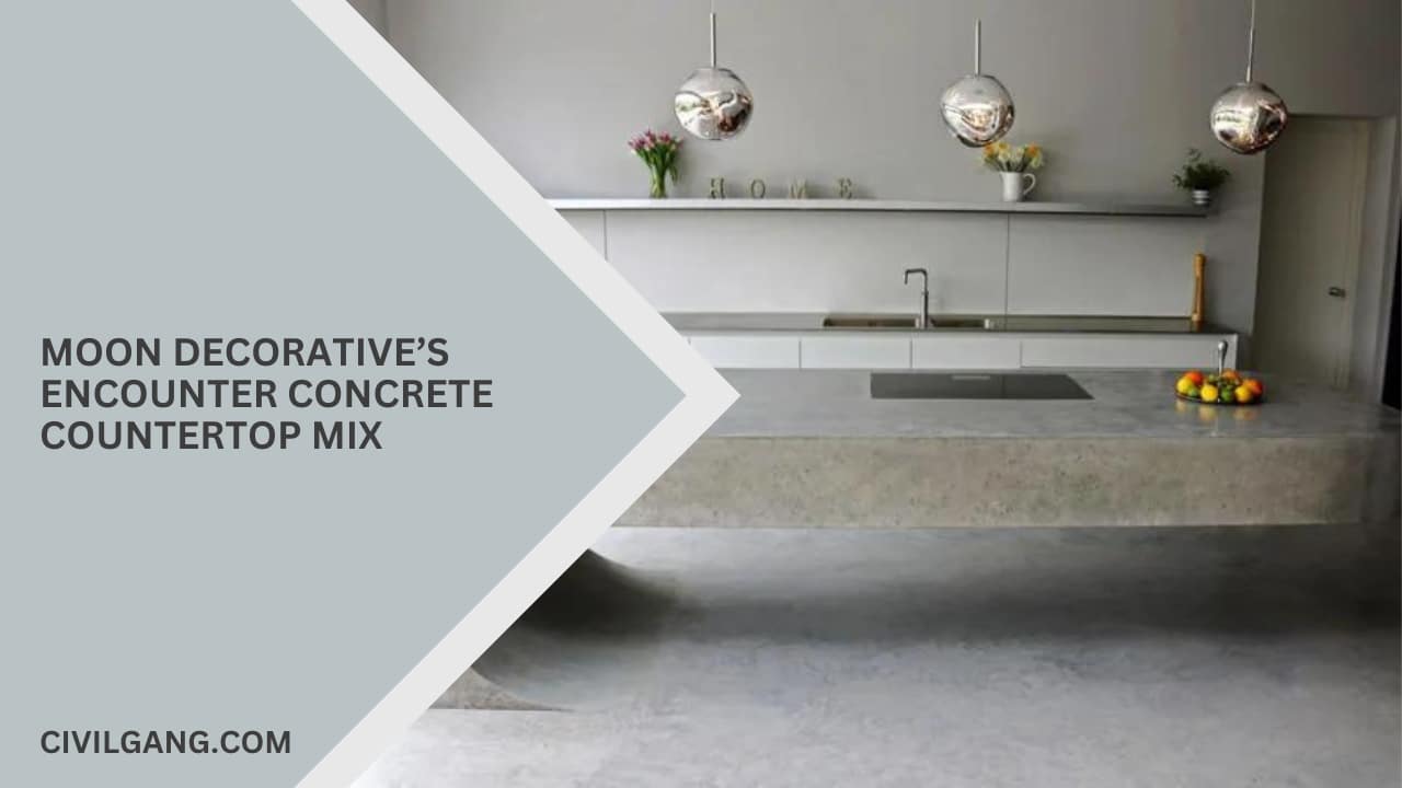 Moon Decorative’s EnCounter Concrete Countertop Mix