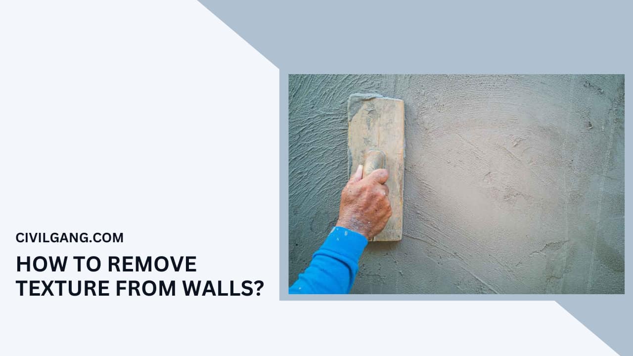 How to Remove Texture from Walls?
