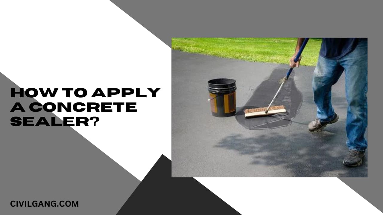 How to Apply a Concrete Sealer?