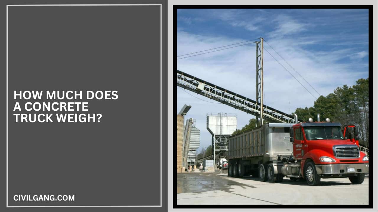 How Much Does a Concrete Truck Weigh?