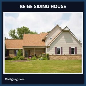 Beige Siding House