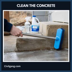 Clean the Concrete