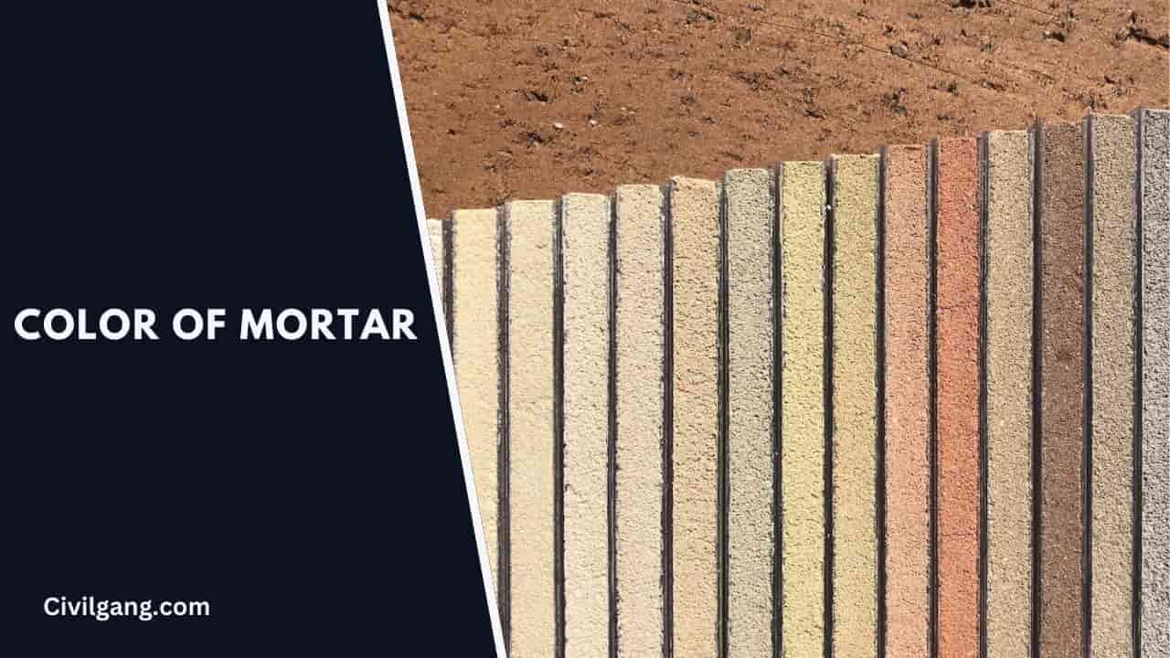 Color of Mortar