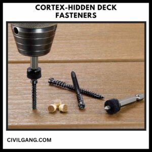 Cortex-Hidden Deck Fasteners