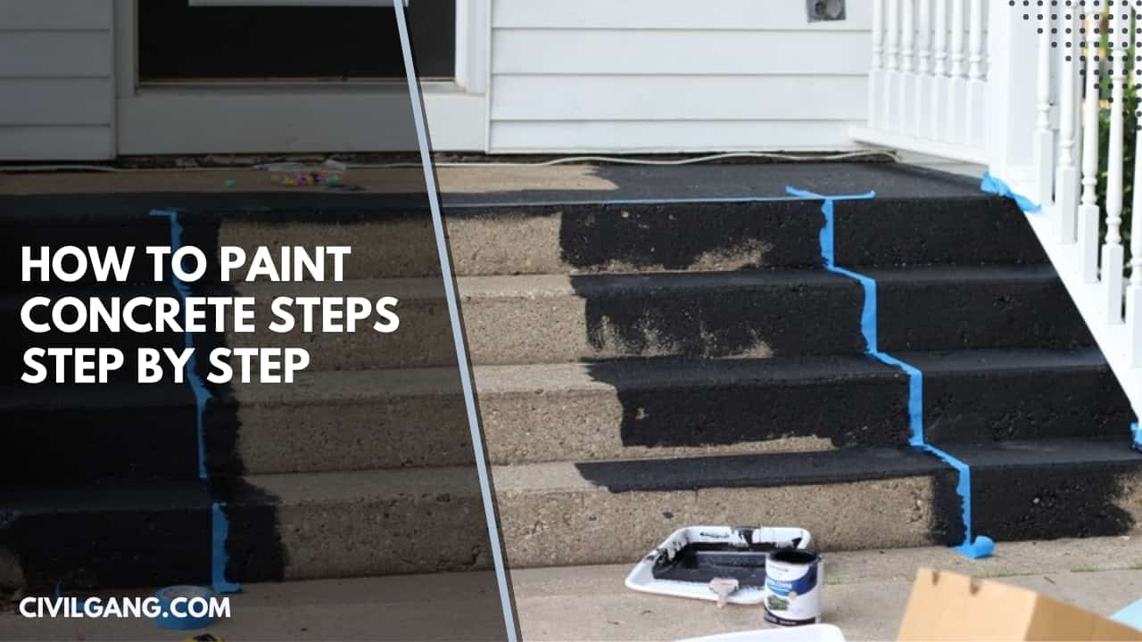 How To Paint Concrete Steps Step By Step
