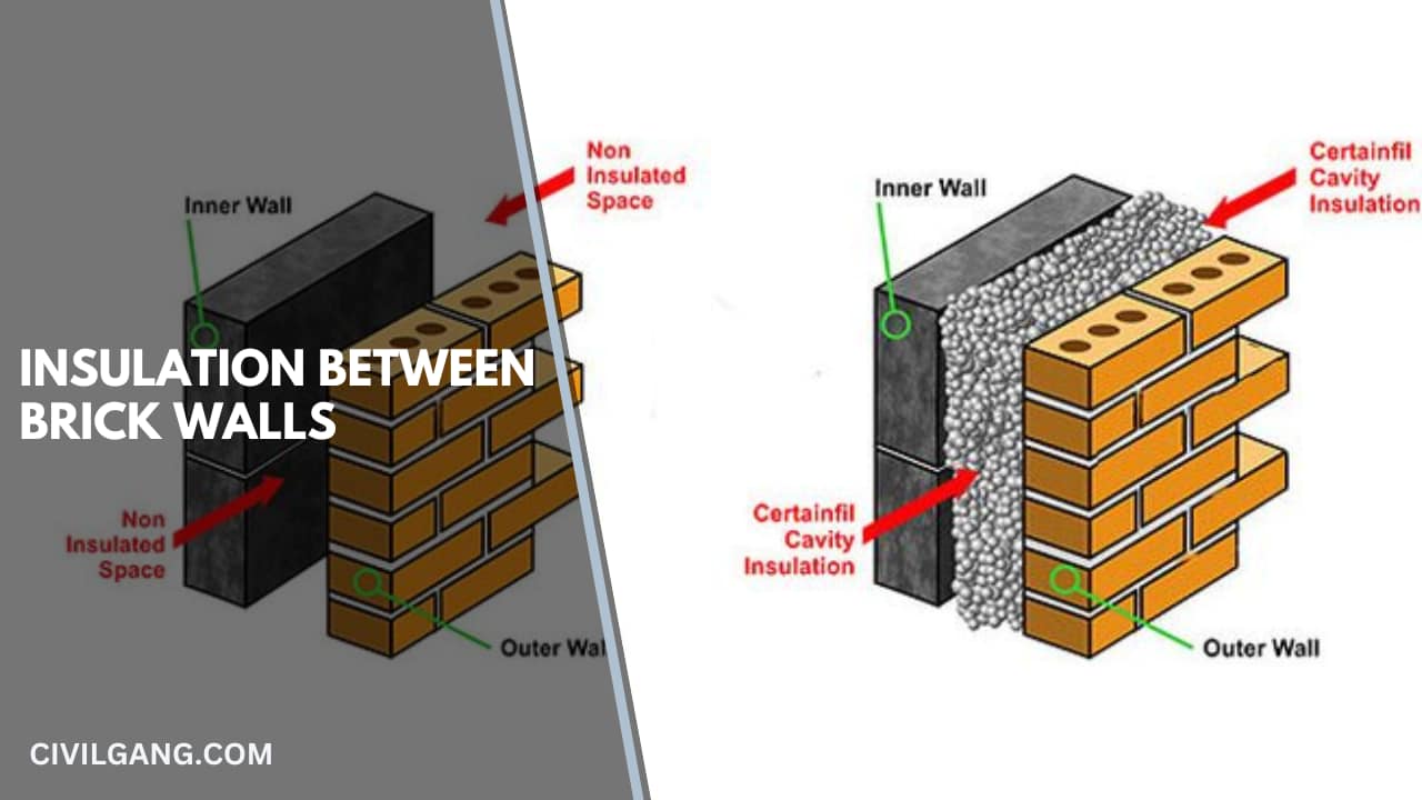 Insulation Between Brick Walls