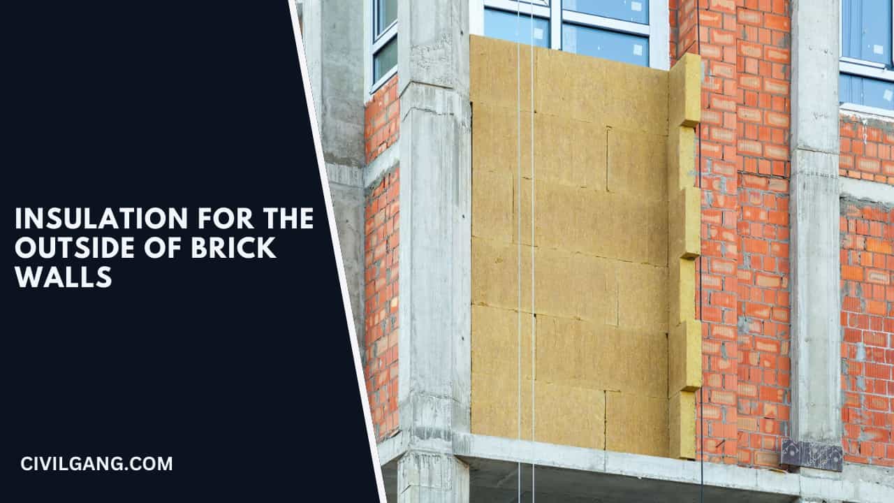 Insulation for the Outside of Brick Walls