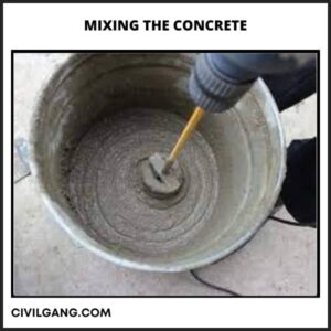 Mixing The Concrete