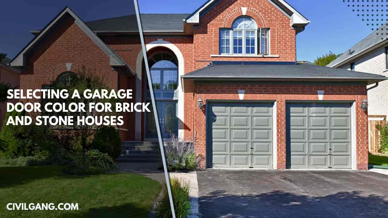 Selecting a Garage Door Color for Brick and Stone Houses