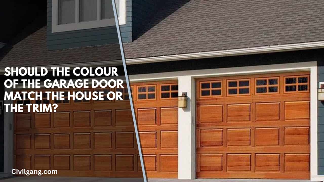 Should the Colour of the Garage Door Match the House or the Trim