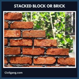 Stacked Block or Brick