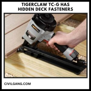 Tigerclaw Tc-G Has Hidden Deck Fasteners