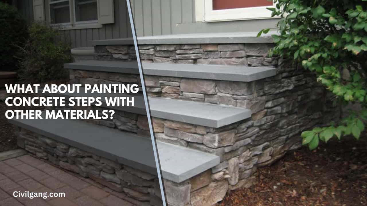 What About Painting Concrete Steps With Other Materials