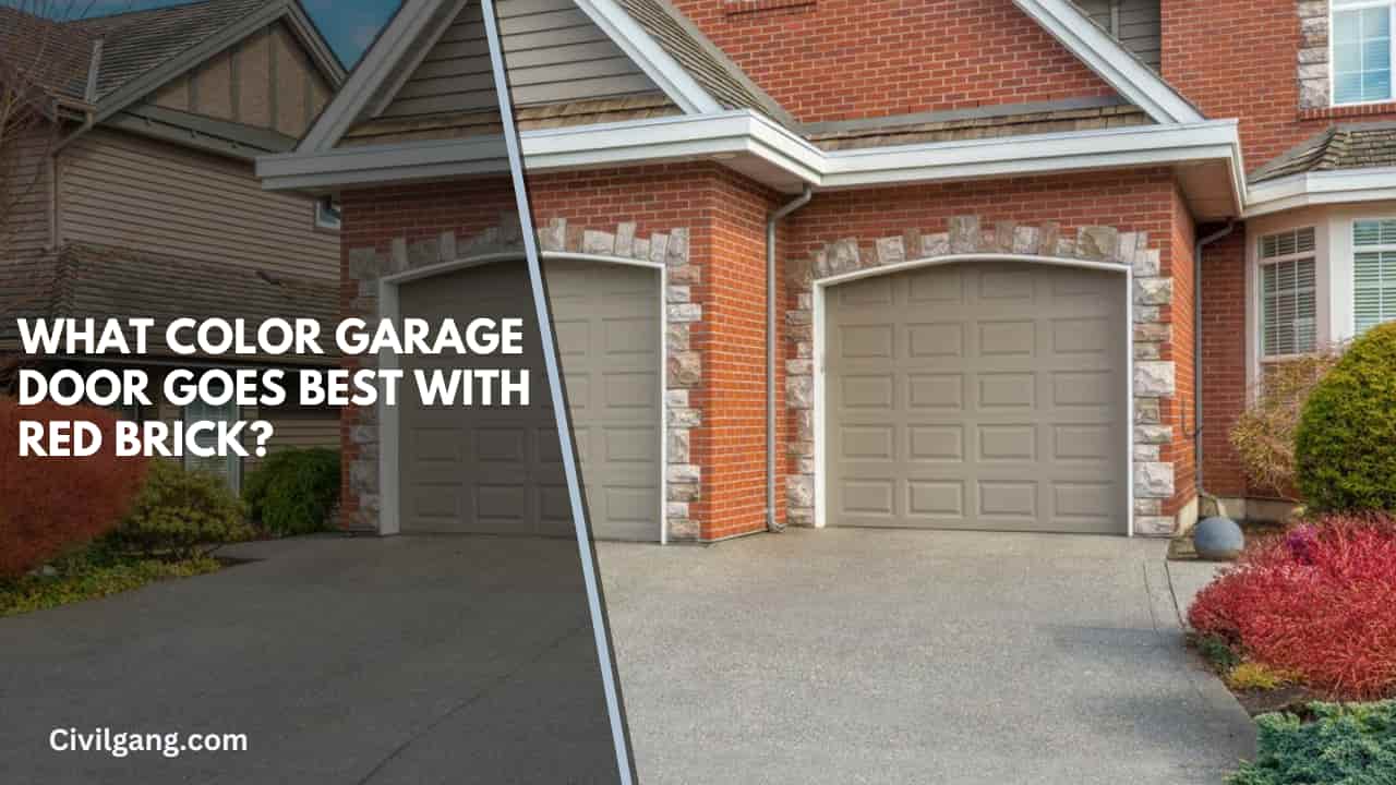 What Color Garage Door Goes Best with Red Brick