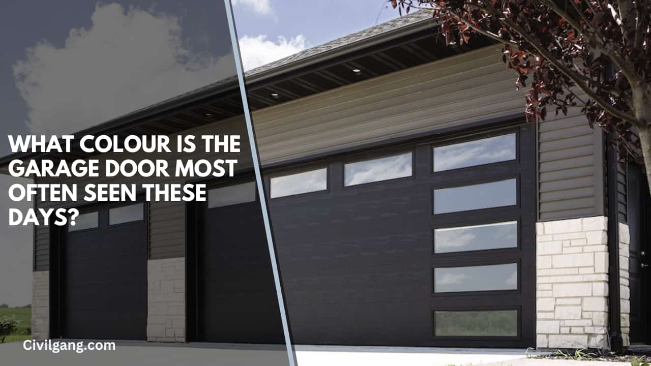 What Colour Is the Garage Door Most Often Seen These Days