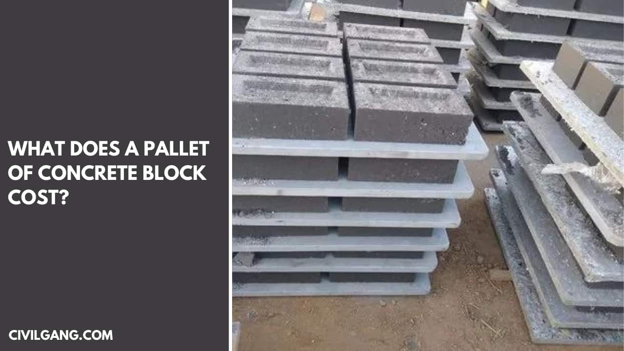 What Does a Pallet of Concrete Block Cost?