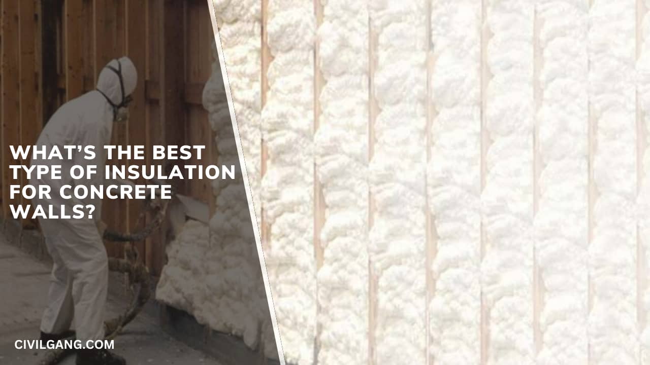 What’s the Best Type of Insulation for Concrete Walls?