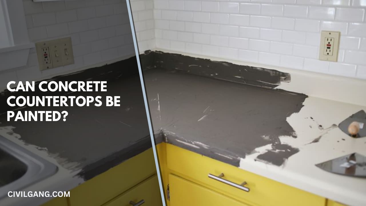 Can Concrete Countertops Be Painted