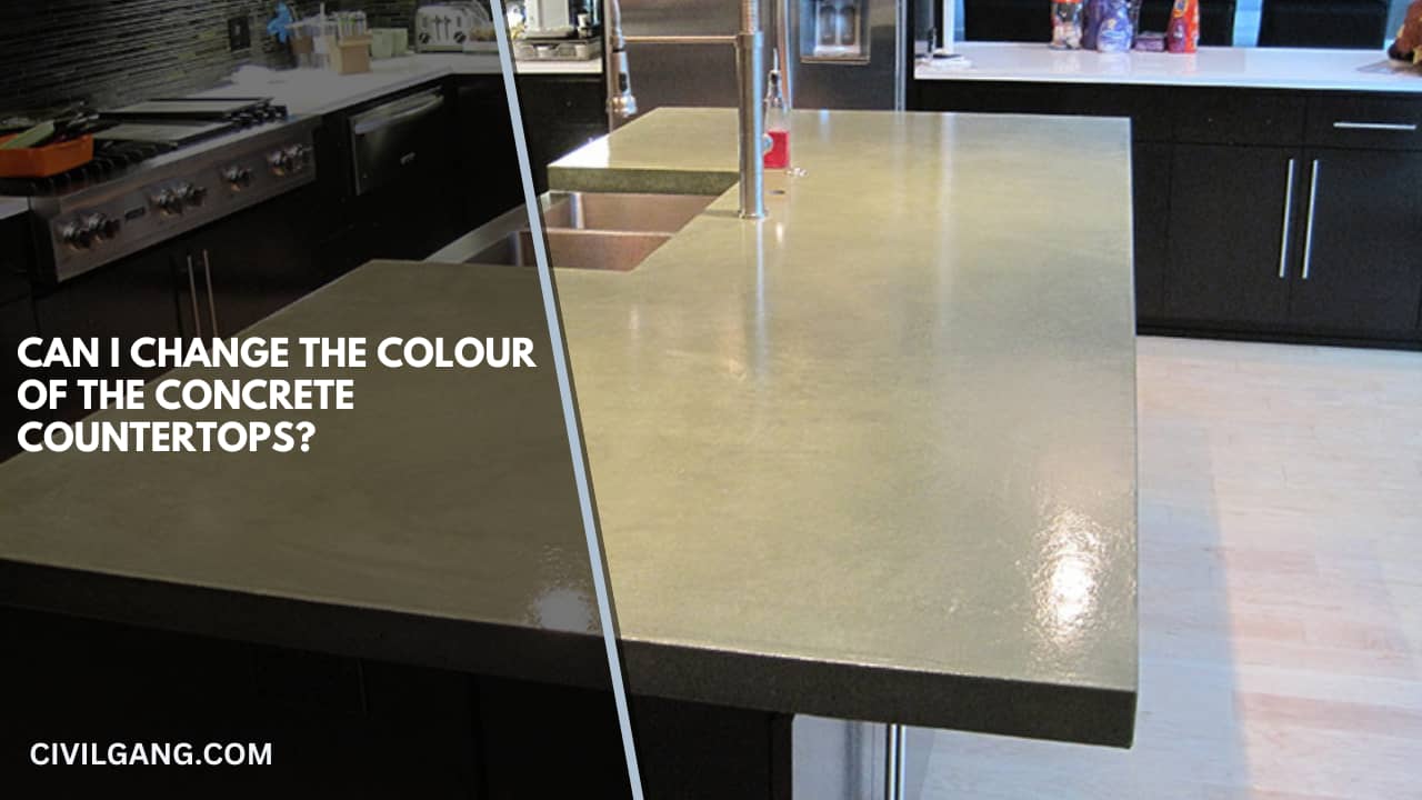 Can I Change the Colour of the Concrete Countertops